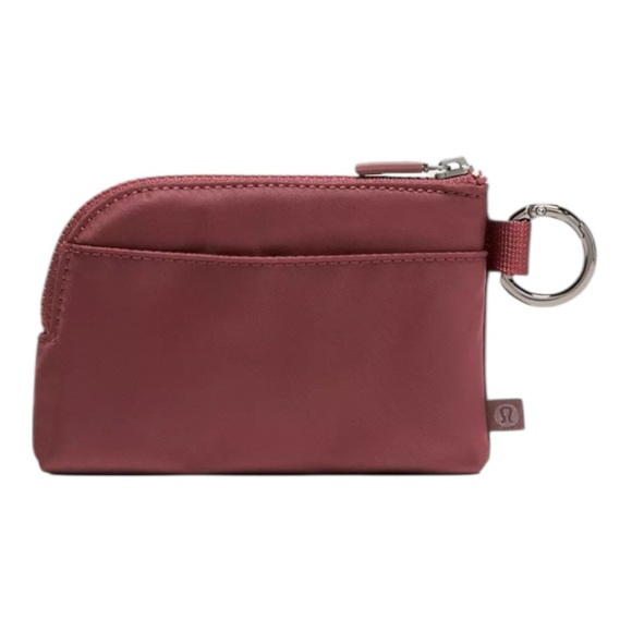 Lululemon Clippable Card Pouch, Rockwood /Light Ivory OS NWT - Picture 5 of 6